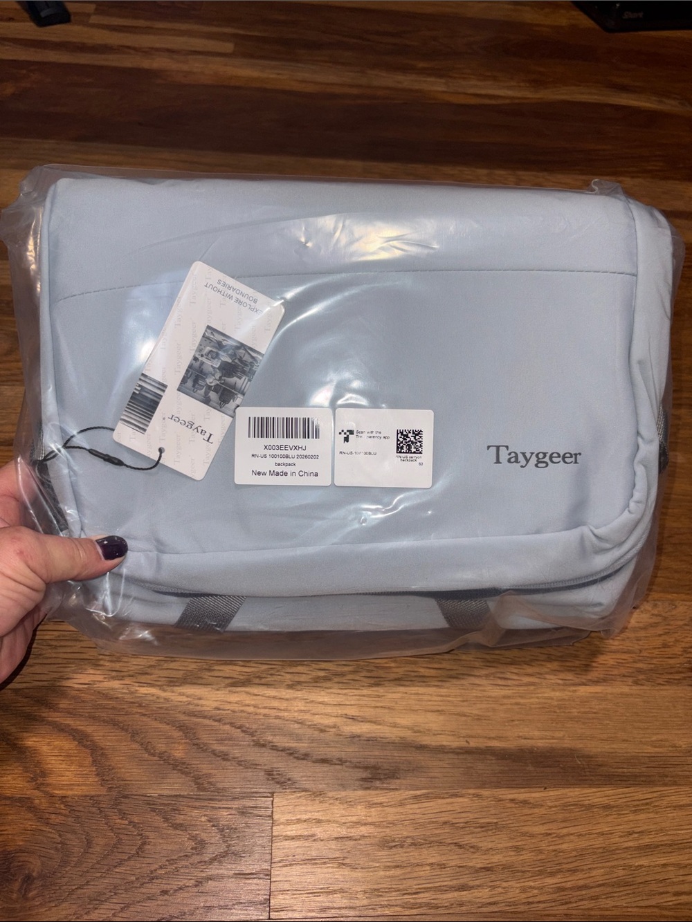 TAYGEER carry on backpack.